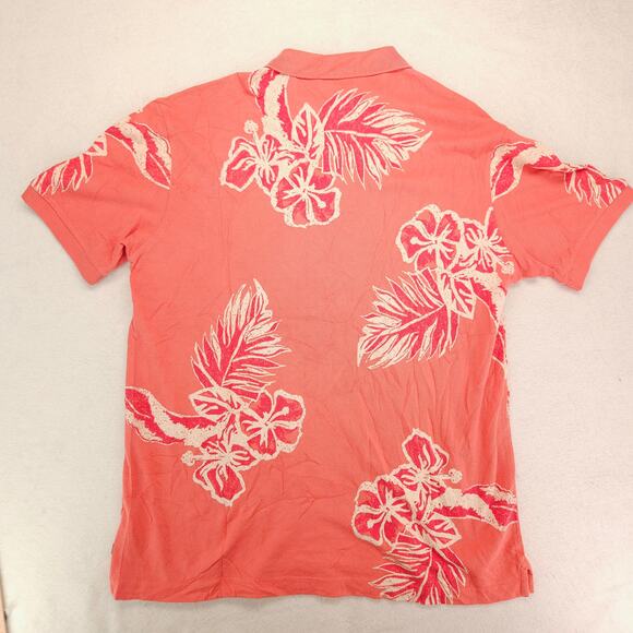 Chaps Casual Short Sleeve Collared Polo Shirt Adult Mens Size Large L Pink - Picture 10 of 10